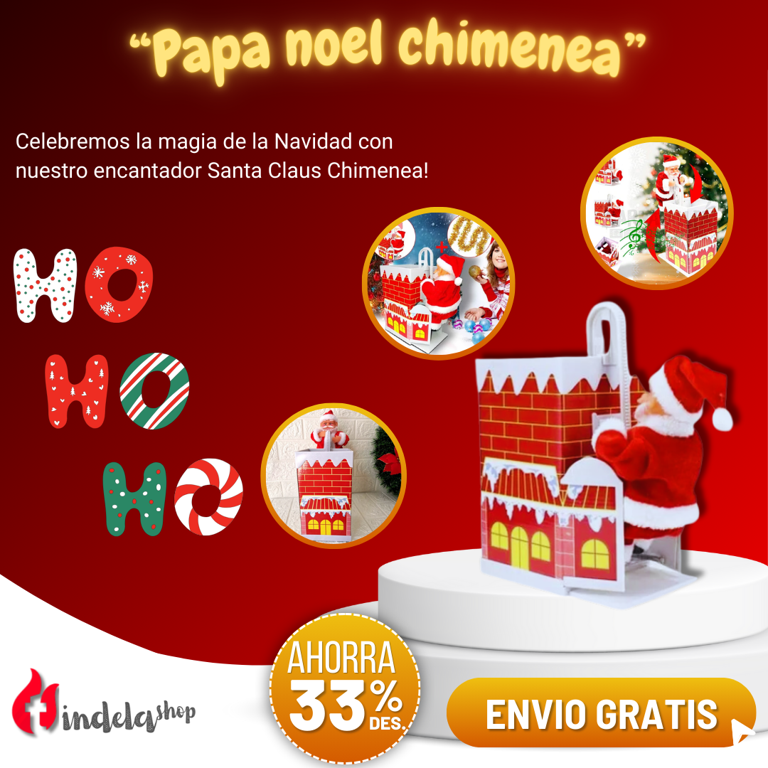 🧑🎄🎄PAPA NOEL CHIMENEA🎄🧑🎄
