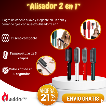 SUPER PEINE ALIZADOR 2 EN 1