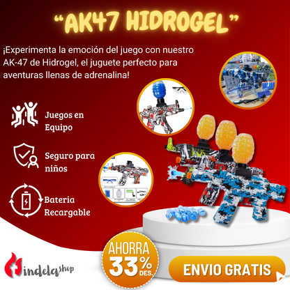 JUGUETE FUSIL DE ASALTO AK47