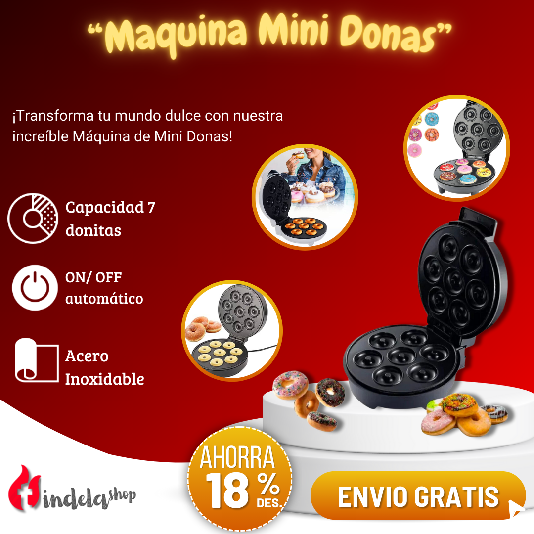 MAQUINA PARA MINI DONAS 7 ROSQUILLAS