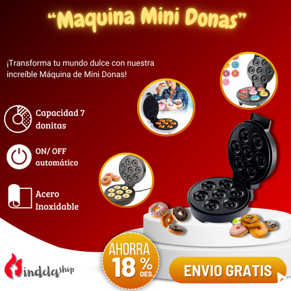 MAQUINA PARA MINI DONAS 7 ROSQUILLAS