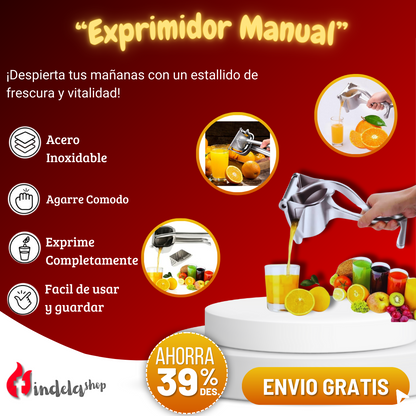 EXPRIMIDOR MANUAL DE FRUTAS